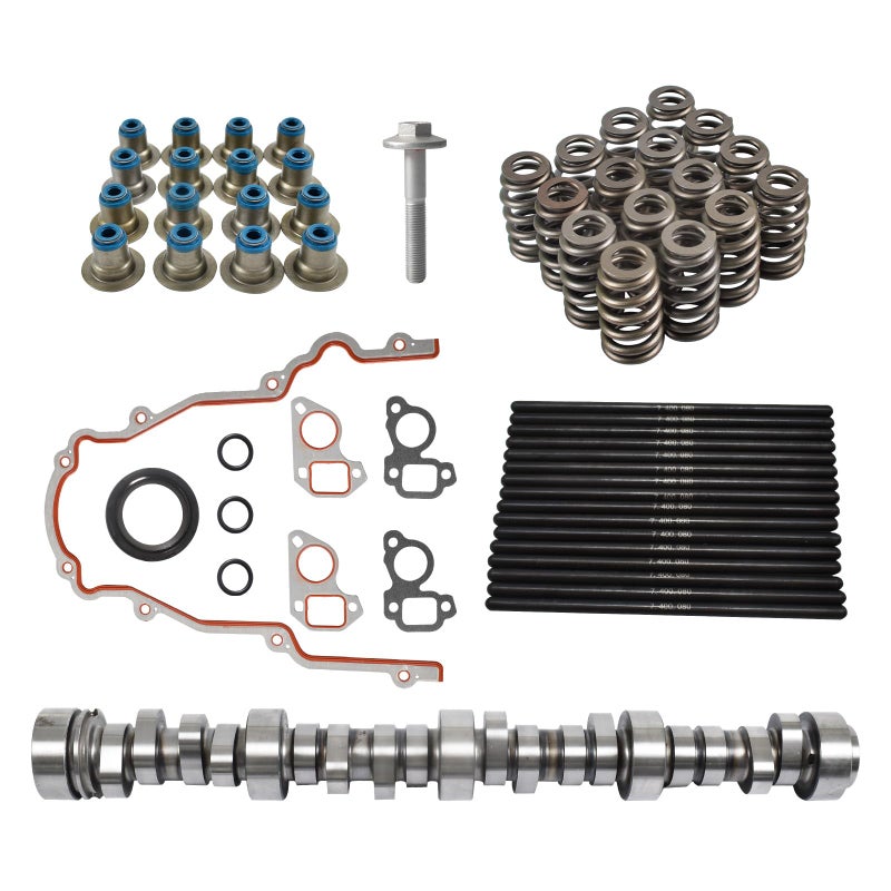 SUSUCAR LS Stage 2 Truck Cam Camshaft Kit 212218 553553 Beehive Springs 7400 LS Chromoly Pushrods Seals and Gasket Set for 19992013 GM Gen 34 48 53 60 62L